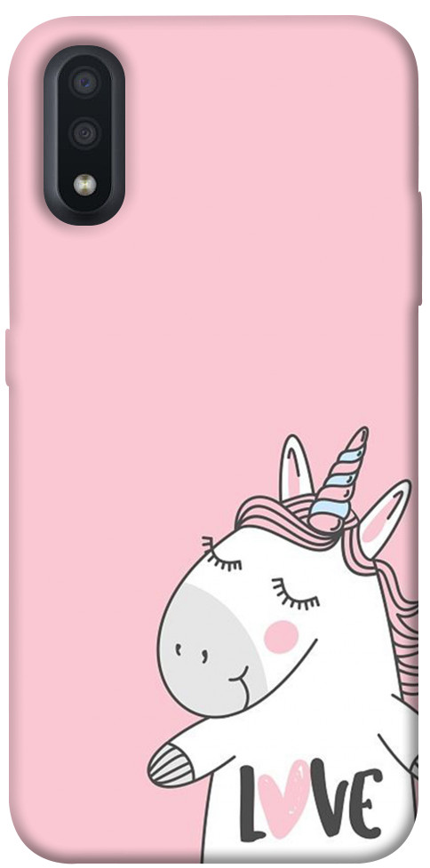 Чохол Unicorn love для Galaxy A01