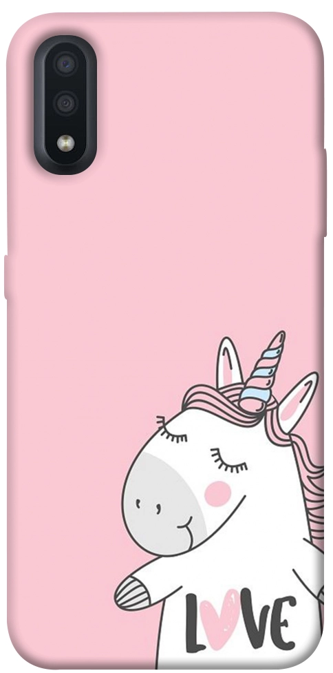 Чехол Unicorn love для Galaxy A01