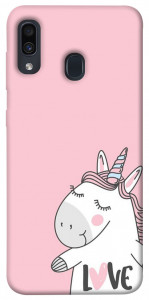 Чехол Unicorn love для Samsung Galaxy A20 A205F