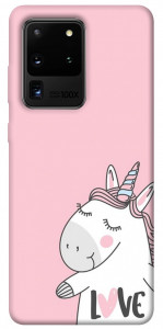 Чехол Unicorn love для Galaxy S20 Ultra (2020)