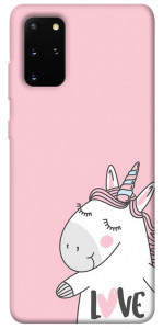 Чехол Unicorn love для Galaxy S20 Plus (2020)