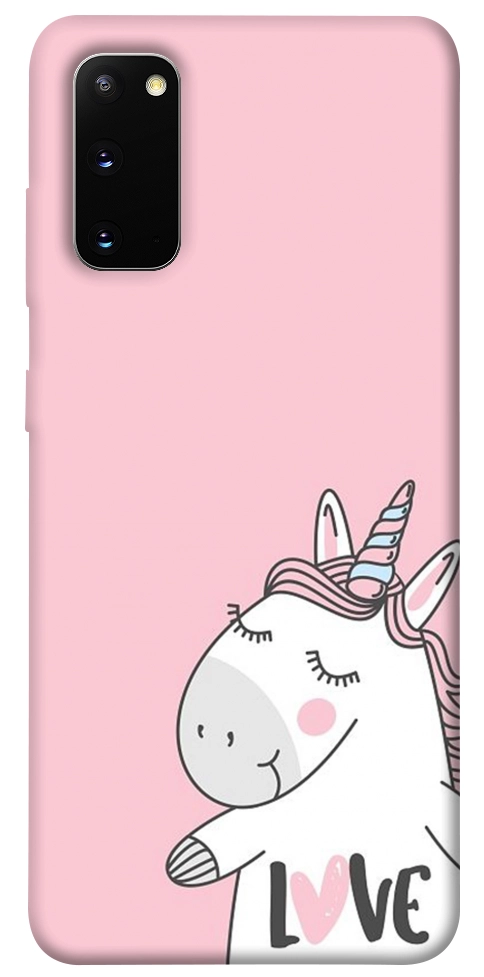 Чехол Unicorn love для Galaxy S20 (2020)