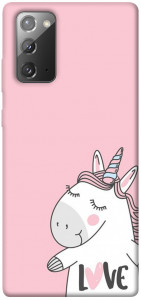 Чохол Unicorn love для Galaxy Note 20