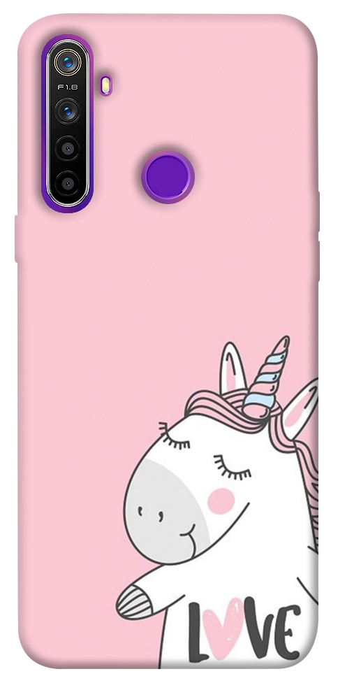 Чехол Unicorn love для Realme 5