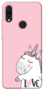 Чохол Unicorn love для Xiaomi Redmi Note 7