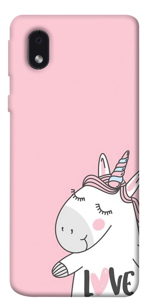 Чехол Unicorn love для Galaxy M01 Core