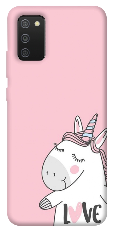 Чехол Unicorn love для Galaxy A02s