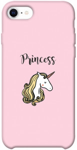 Чехол Princess unicorn для iPhone SE (2020)