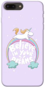 Чохол Believe in your dreams unicorn для iPhone 7 plus (5.5'')