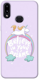 Чехол Believe in your dreams unicorn для Galaxy A10s (2019)