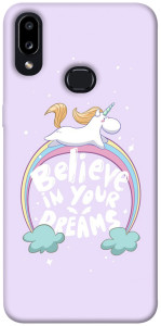 Чохол Believe in your dreams unicorn для Galaxy A10s (2019)