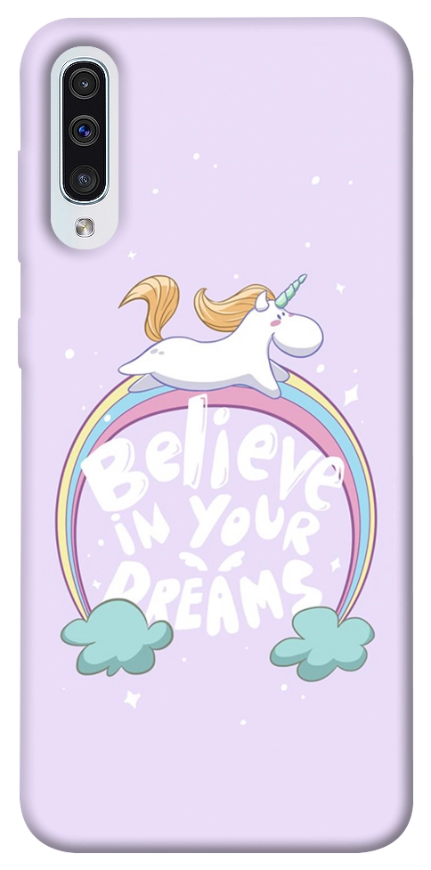 Чехол Believe in your dreams unicorn для Galaxy A50 (2019)