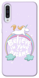 Чохол Believe in your dreams unicorn для Samsung Galaxy A50 (A505F)