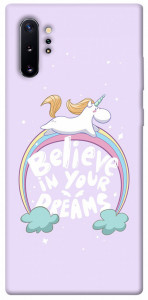 Чохол Believe in your dreams unicorn для Galaxy Note 10+ (2019)