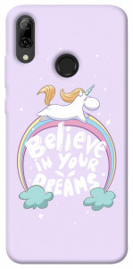 Чохол Believe in your dreams unicorn для Huawei P Smart (2019)