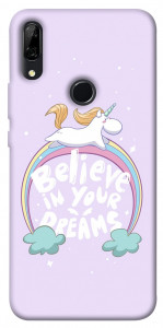 Чехол Believe in your dreams unicorn для Huawei P Smart Z