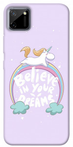 Чохол Believe in your dreams unicorn для Realme C11