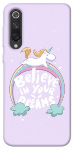 Чохол Believe in your dreams unicorn для Xiaomi Mi 9 SE