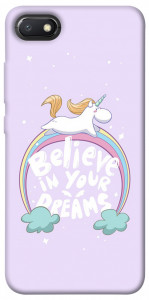 Чехол Believe in your dreams unicorn для Xiaomi Redmi 6A