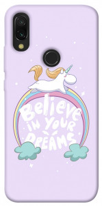 Чохол Believe in your dreams unicorn для Xiaomi Redmi Y3