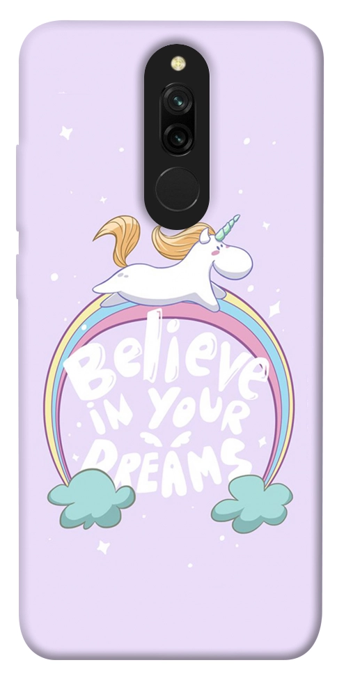 Чехол Believe in your dreams unicorn для Xiaomi Redmi 8