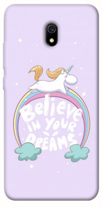 Чехол Believe in your dreams unicorn для Xiaomi Redmi 8a