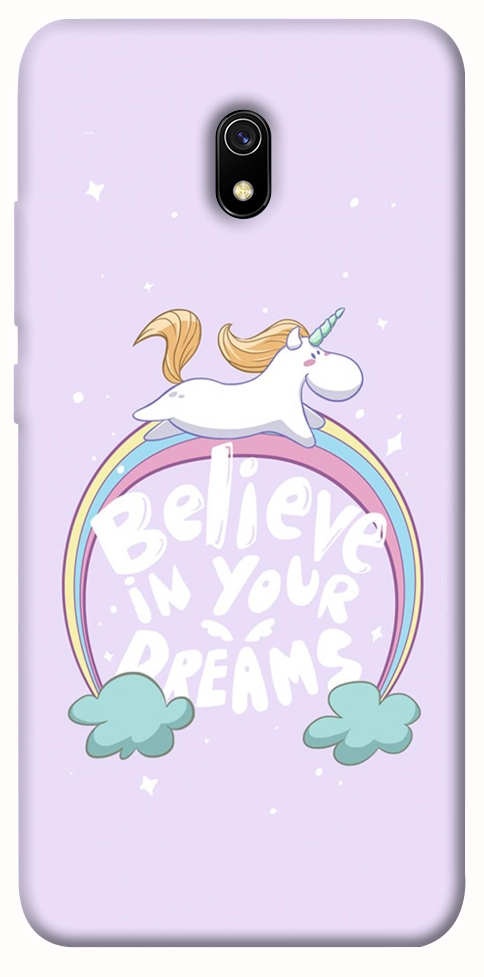 Чехол Believe in your dreams unicorn для Xiaomi Redmi 8a