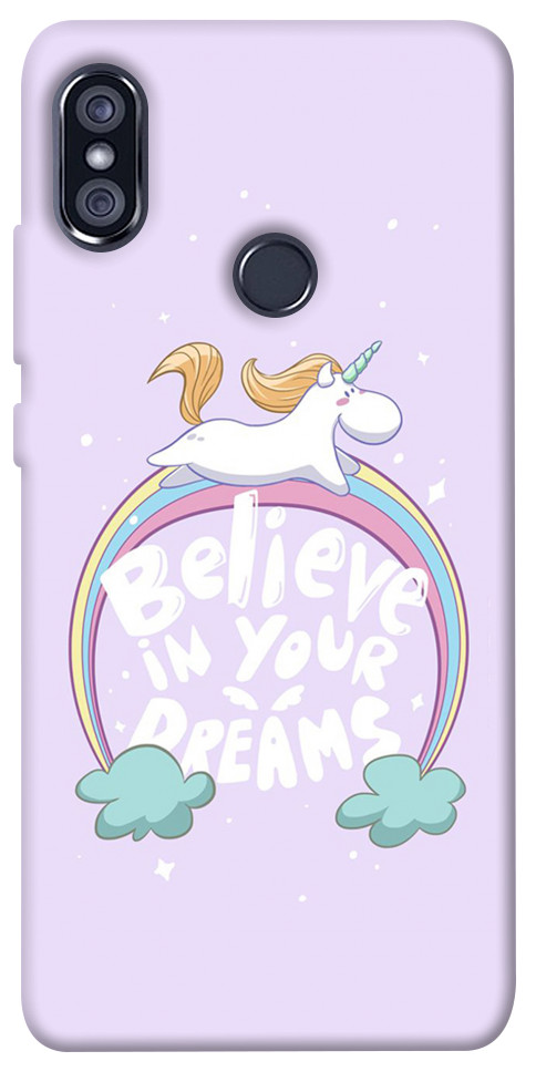 Чехол Believe in your dreams unicorn для Xiaomi Redmi Note 5 (Dual Camera)