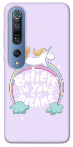 Чохол Believe in your dreams unicorn для Xiaomi Mi 10