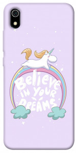 Чехол Believe in your dreams unicorn для Xiaomi Redmi 7A
