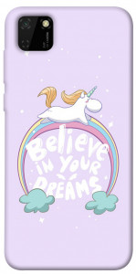 Чохол Believe in your dreams unicorn для Huawei Y5p