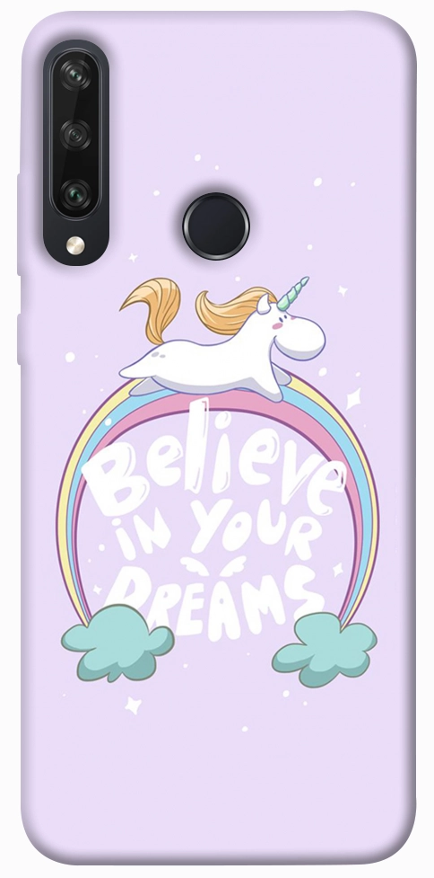 Чехол Believe in your dreams unicorn для Huawei Y6p