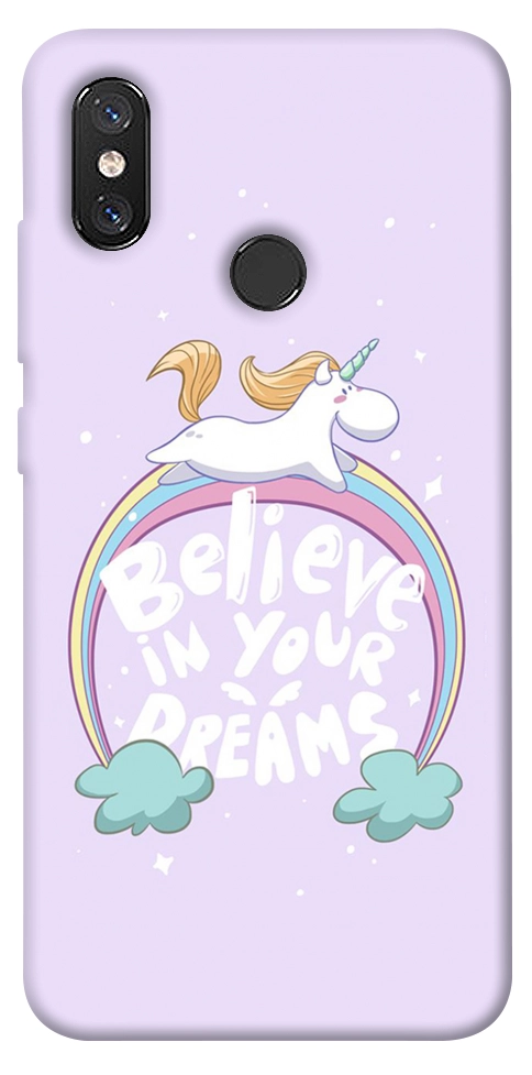 Чехол Believe in your dreams unicorn для Xiaomi Mi 8