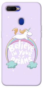 Чохол Believe in your dreams unicorn для Oppo A5s