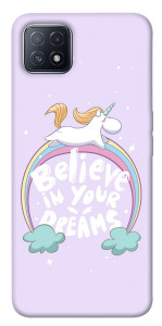 Чехол Believe in your dreams unicorn для Oppo A73