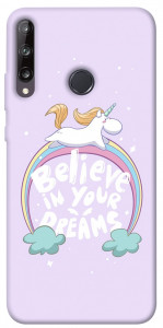 Чехол Believe in your dreams unicorn для Huawei Y7p