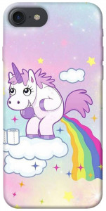 Чехол Единорог с радугой для iPhone 7 (4.7'')