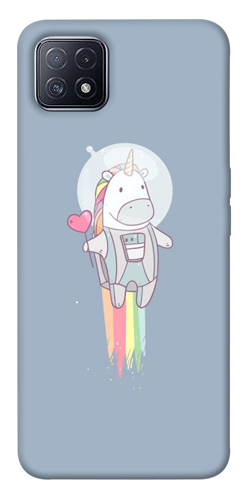 Чехол Единорог в космосе для Oppo A73