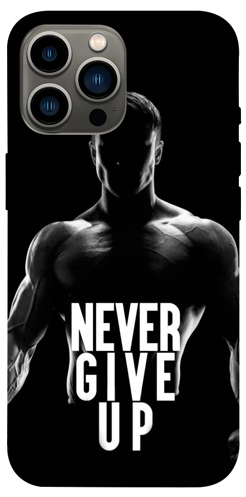 Чехол Never give up для iPhone 12 Pro Max