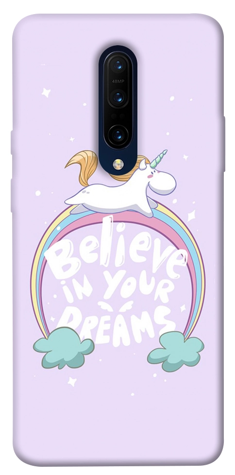 Чехол Believe in your dreams unicorn для OnePlus 7 Pro