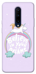 Чохол Believe in your dreams unicorn для OnePlus 7 Pro