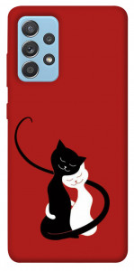 Чохол Закохані коти для Samsung Galaxy A52 5G