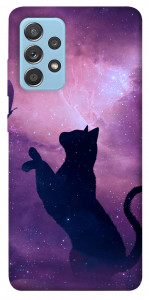 Чохол Кіт та метелик для Samsung Galaxy A52 5G