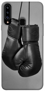 Чохол Чорні боксерські рукавички для Galaxy A20s (2019)