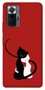 Чехол Влюбленные коты для Xiaomi Redmi Note 10 Pro