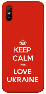 Чохол Keep calm and love Ukraine для Xiaomi Redmi 9A