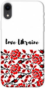Чехол Love Ukraine для iPhone XR