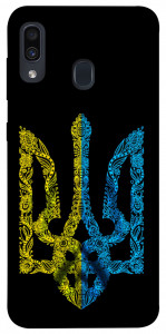 Чехол Жовтоблакитний герб для Samsung Galaxy A30