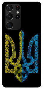 Чехол Жовтоблакитний герб для Galaxy S21 Ultra