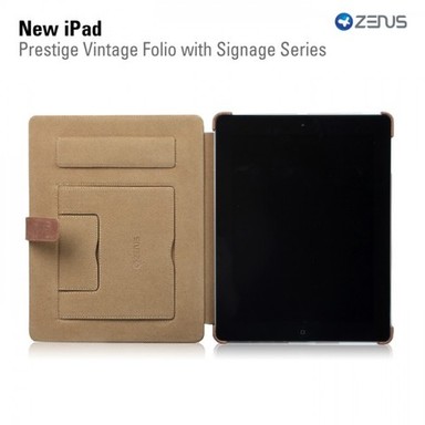 Кожаный чехол  Zenus Prestige Vintage with Signage Series для New iPad 3 / iPad 2